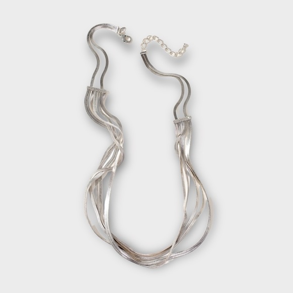 Chico’s Silver Long Multi-Strand
Necklace - Picture 2 of 9
